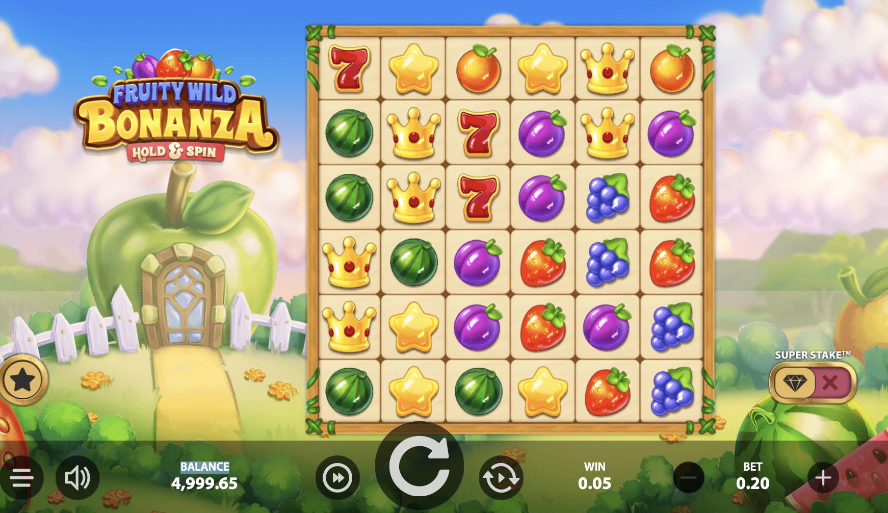   Fruity Wild Bonanza Hold and Spin  StakeLogic   